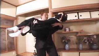 Japanese slut lets her master fuck her