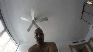 Girl's POV: Pleasuring my tight pussy with dildo and big white cock