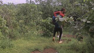 Hot Christmas sex with my horny villager lover